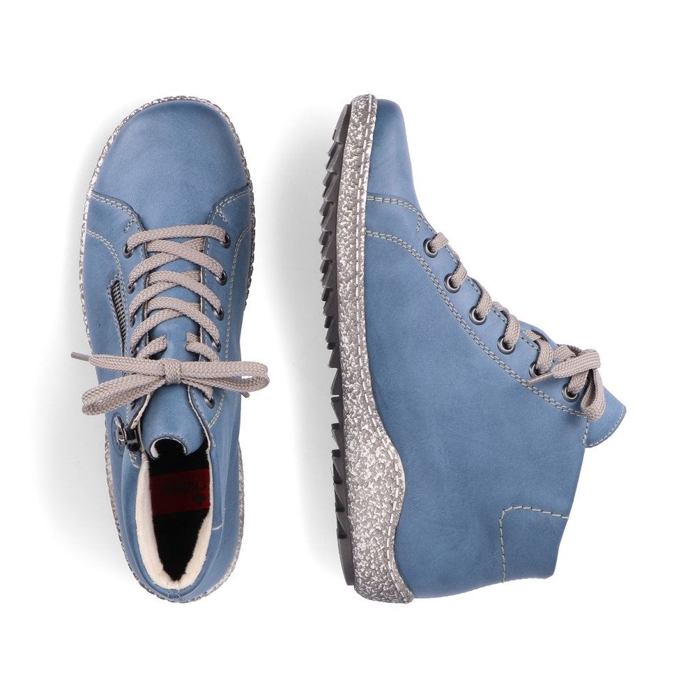 Rieker Antistress Schnürschuh Sneaker- High blau S21 L7520-14 37 | royal | E