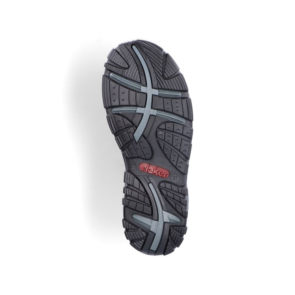 Rieker Damen Trekkingsandalen graphitschwarz S13 68871-00 