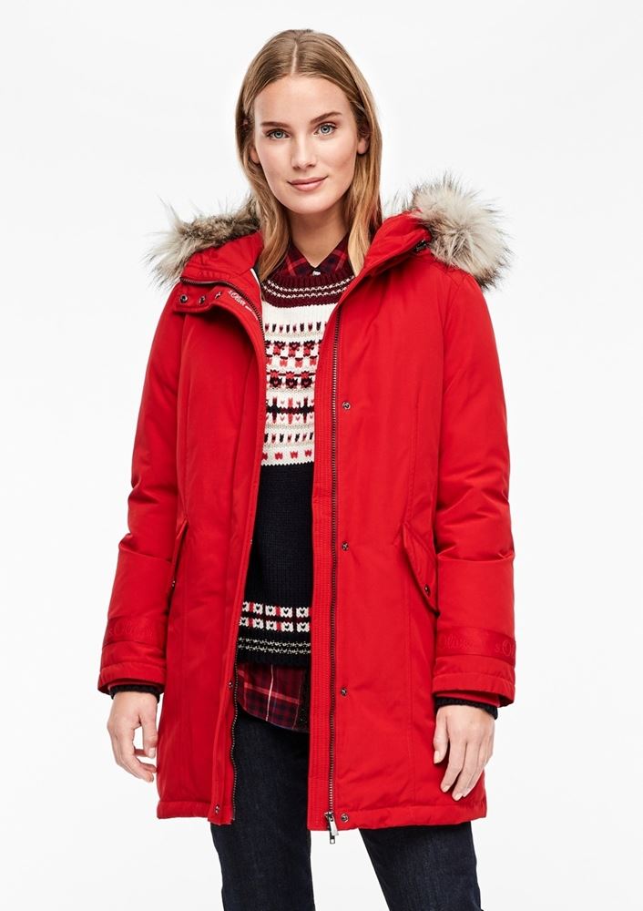 s.Oliver Parka schwarz rot 05910527000 
