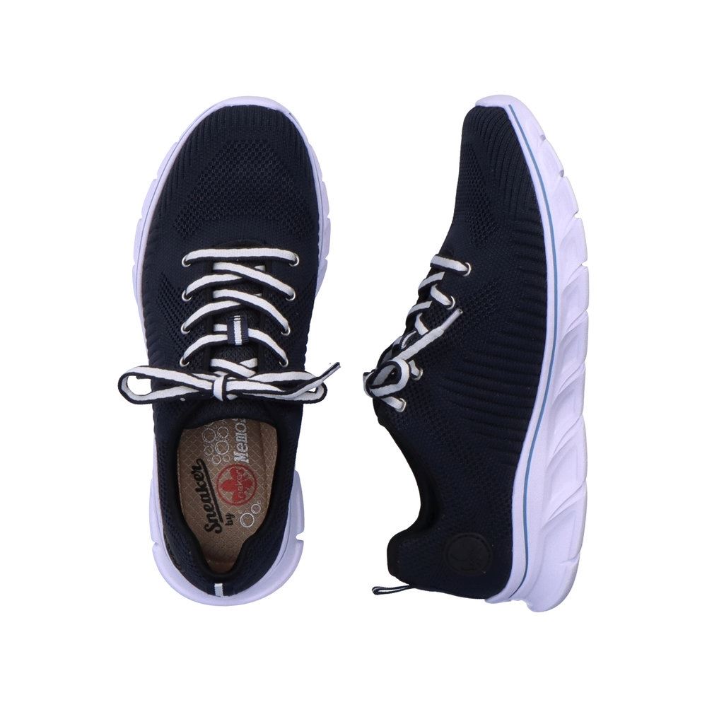 Rieker Antistress Damen Sneaker Sportschuh Wechselfußbett blau S13 54022-14 