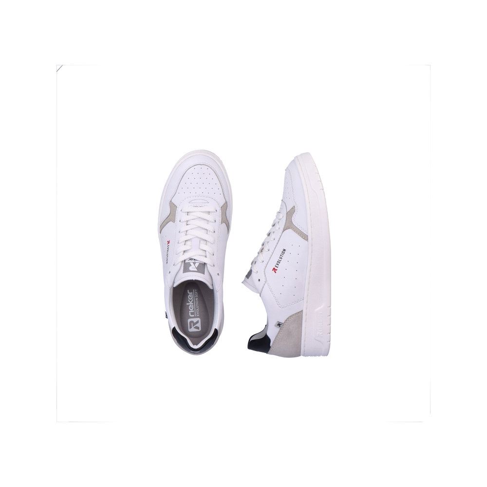 Rieker Evolution Herren Sneaker Leder weiß S13 U0401-81 
