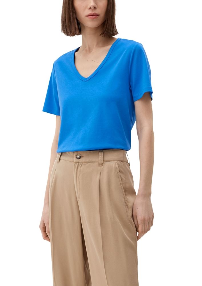 s.Oliver T-Shirt aus Baumwolljersey rosa, blau, grün S13  2135223 