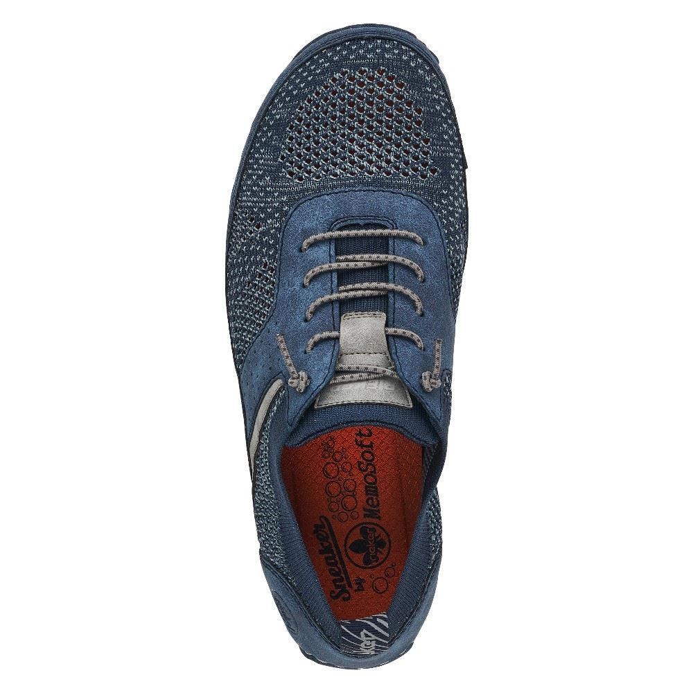 Rieker Herren Schnürschuhe pazifikblau 07551-15 41 | baltik/baltik/g | G