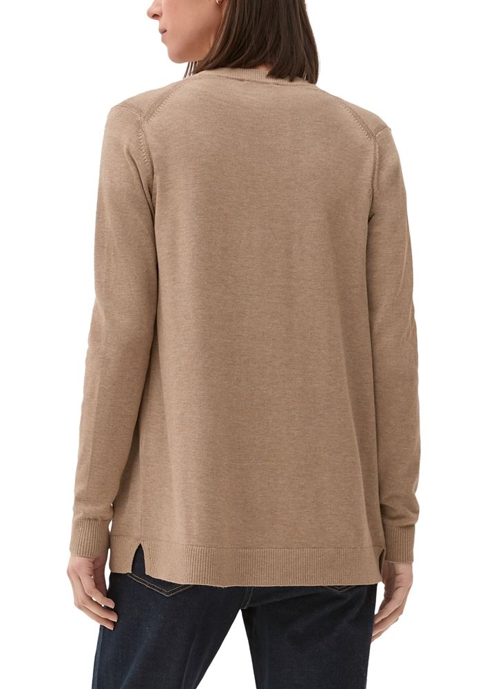 s.Oliver Strickjacke aus Viskosemix grün, braun, grau, schwarz S13  2127027 