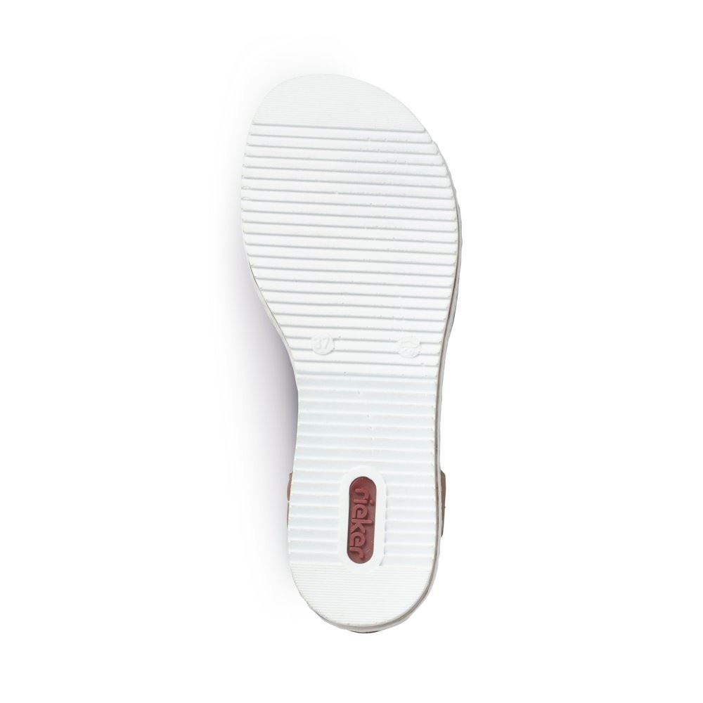 Rieker Sandalette Keilabsatz braun V3657-81 