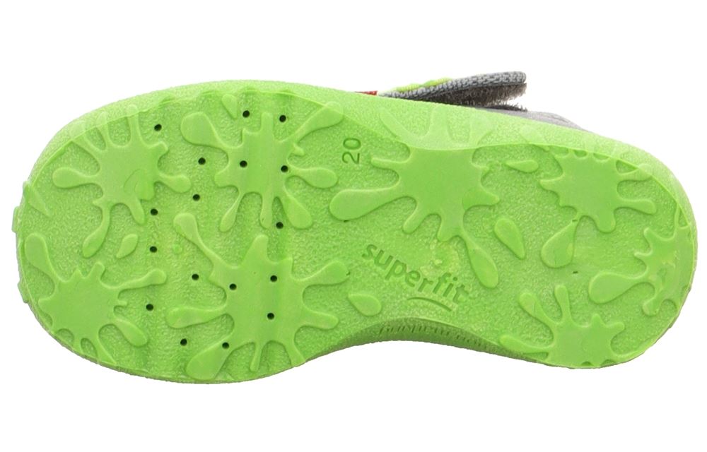 Legero Hausschuh mit Klettverschluss SPOTTY - grau S13  1-009248-2500 