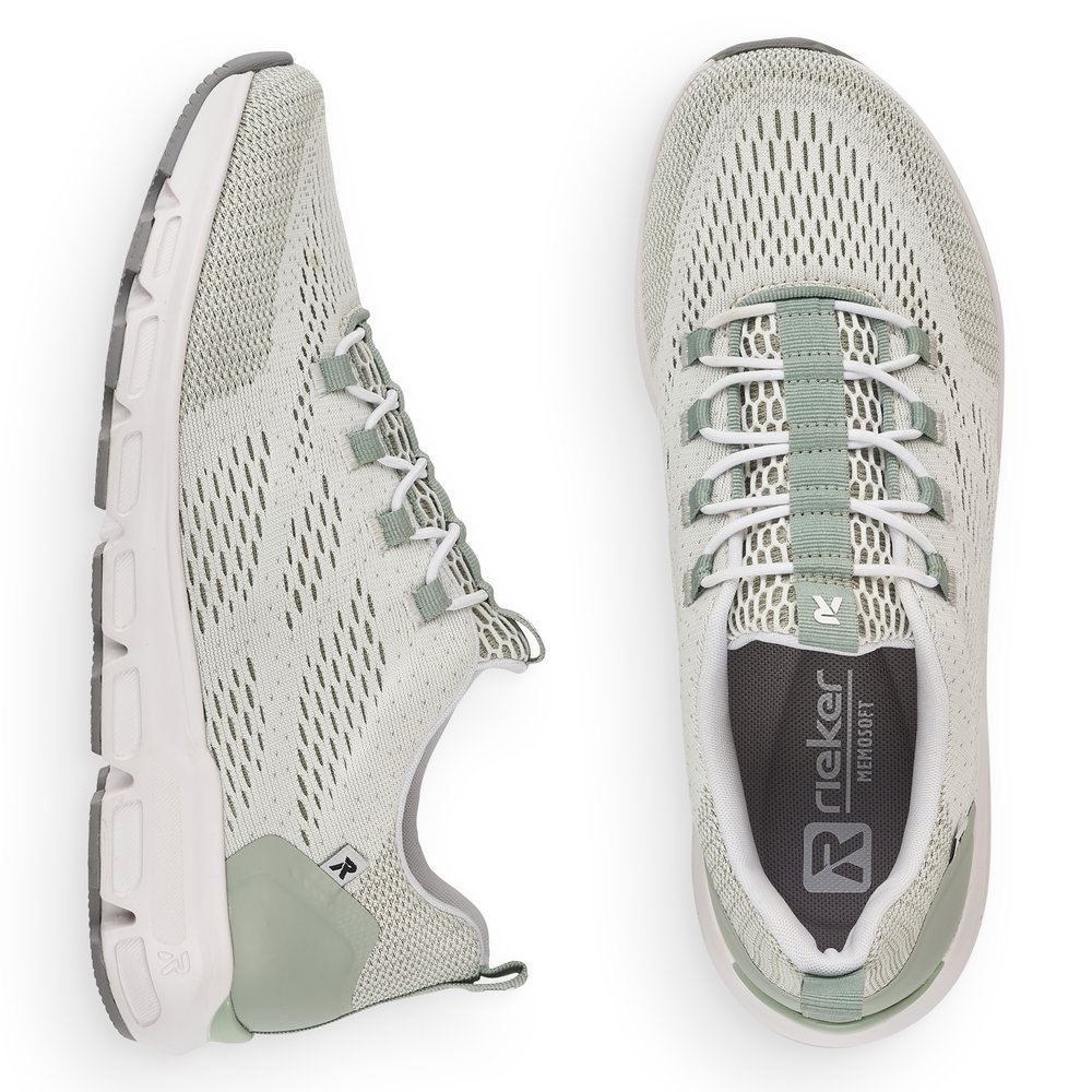 Rieker EVOLUTION Damen Sneaker Wechselfußbett grün S13 40403-52 37 | pisazie-palecya | F