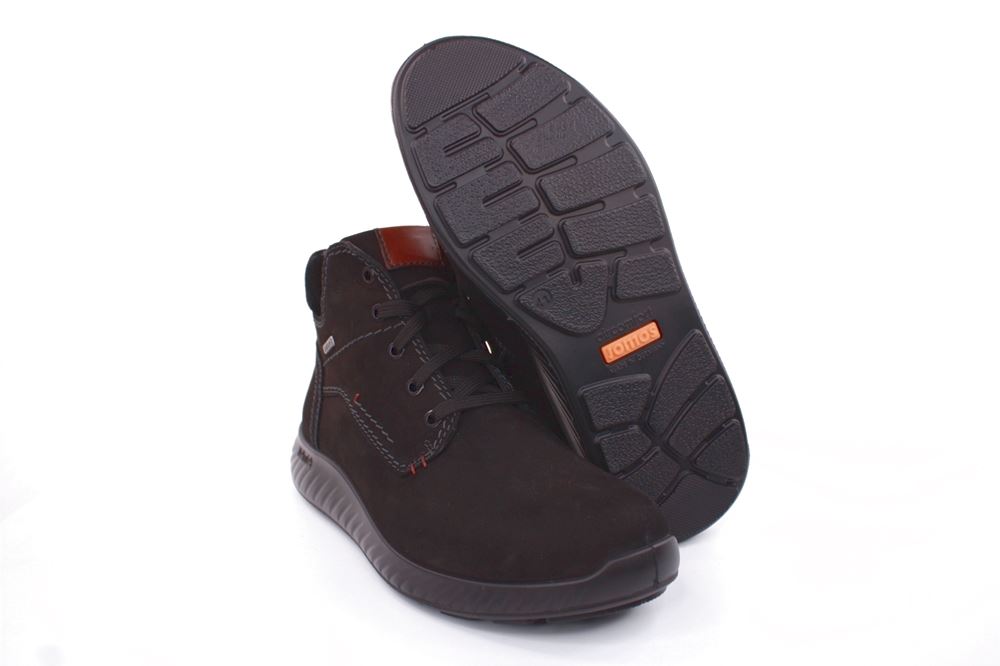 Jomos Herren Stiefelette Leder TEX- Membran Warmfutter Comfortweite H schwarz S22 326901 48 | 0065 schwarz/tu | 