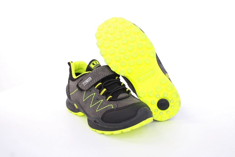 Imac Kinder Outdoor- Sneaker Halbschuh TEX- Membran Klettverschluss grau, grün S13  381918 