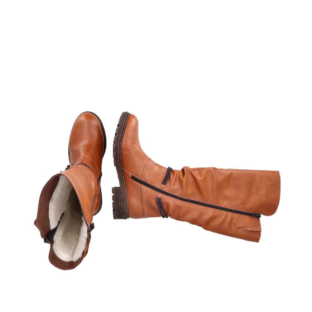 Rieker Antistress Damen Stiefel Langschaft TEX- Membran Warmfutter braun S22  Z4758-24 38 | cayenne/brandy | F