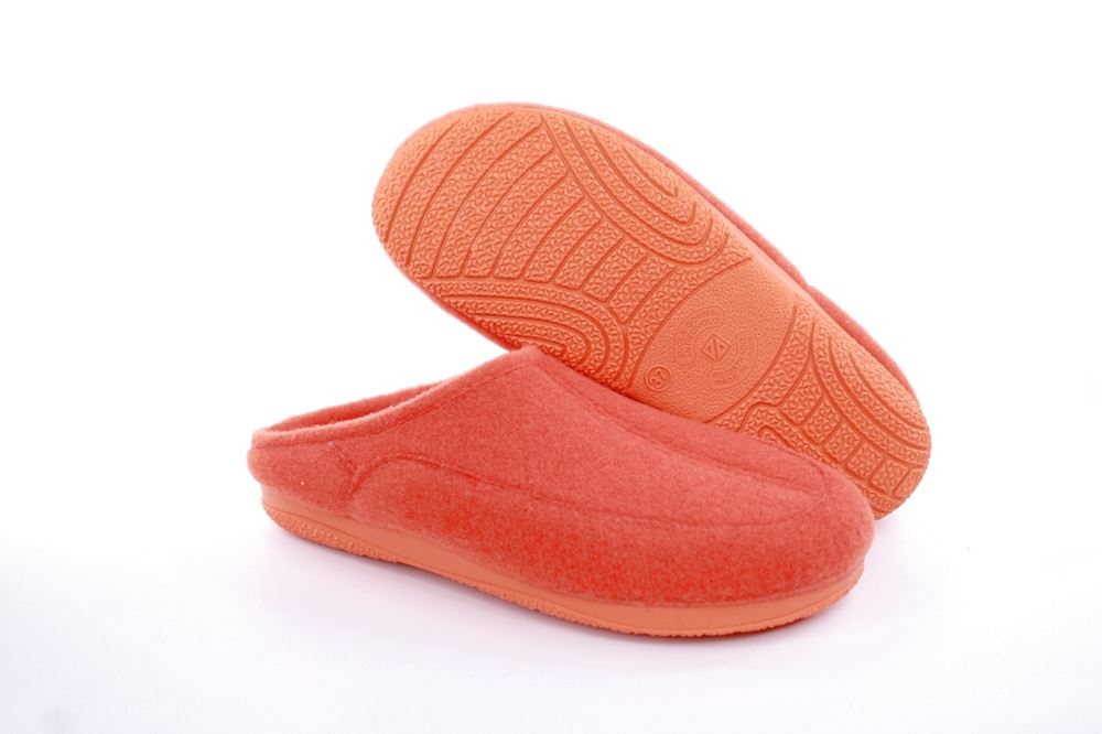 s`knöpfli Damen Hausschuh Pantolette orange S22 X10625P 40 | naranja azulina | 