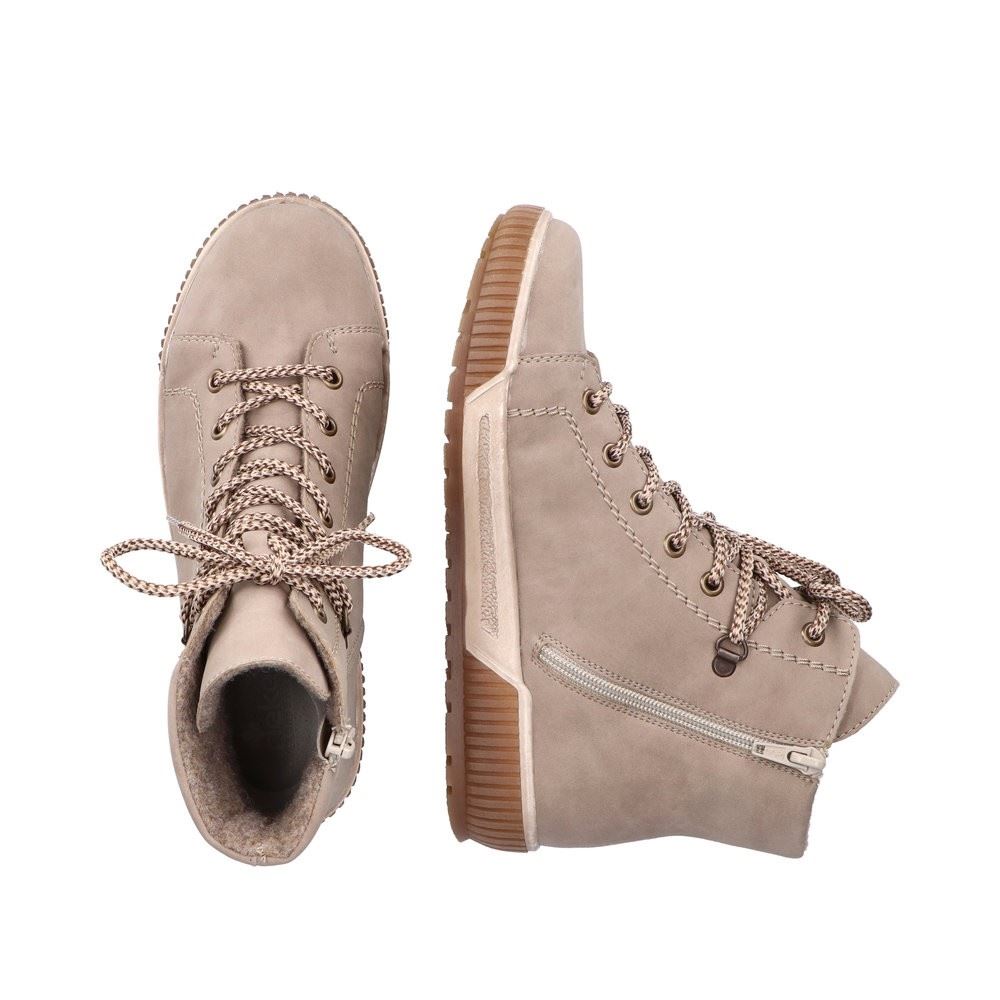 Rieker Antistress Damen Schnürboot Warmfutter beige S22 N0730-64 