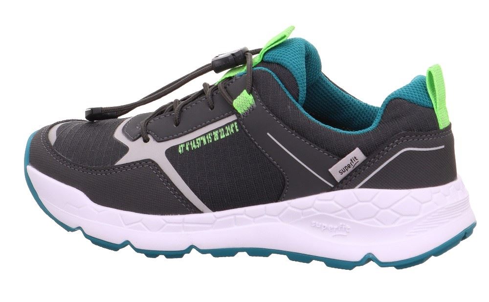 SUPERFIT FREE RIDE Sneaker Grau Grün Gore-Tex Membran wasserdicht 1-000550-2000 37 | grau/hellgrün | 