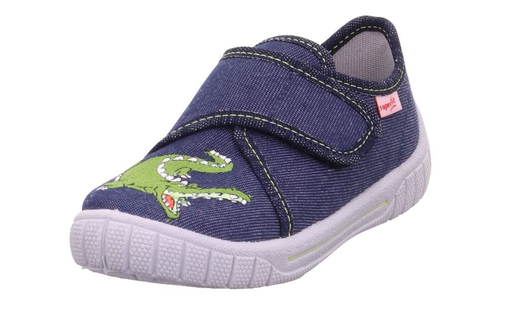 superfit Hausschuh BILL BLAU Kroko 1-800278-8040 