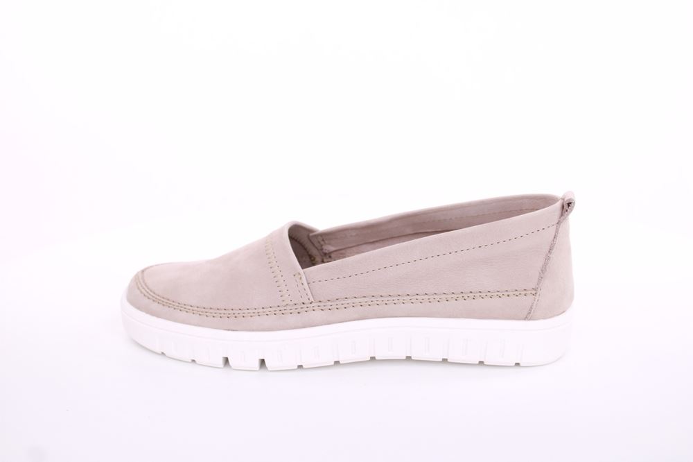 ACO TILDA 06 Damen Slipper Leder weiß, grau  S13 1295/10916 