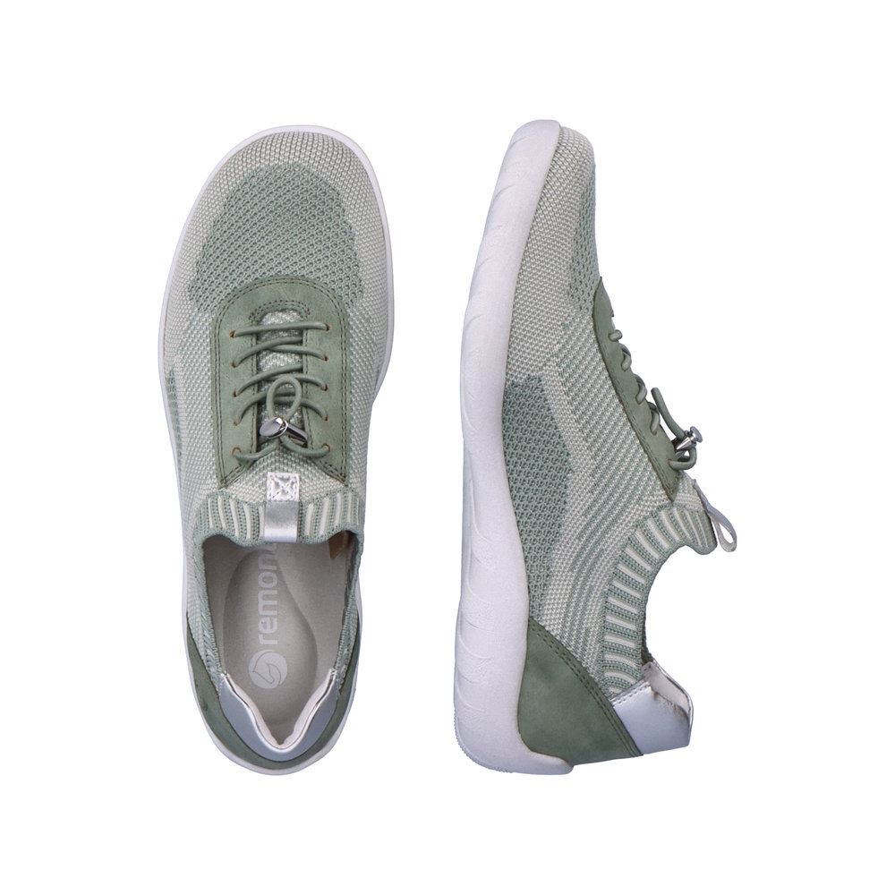 Remonte Damen Slipper mintgrün S13 R3518-52 39 | mint-vanilla/pe | G