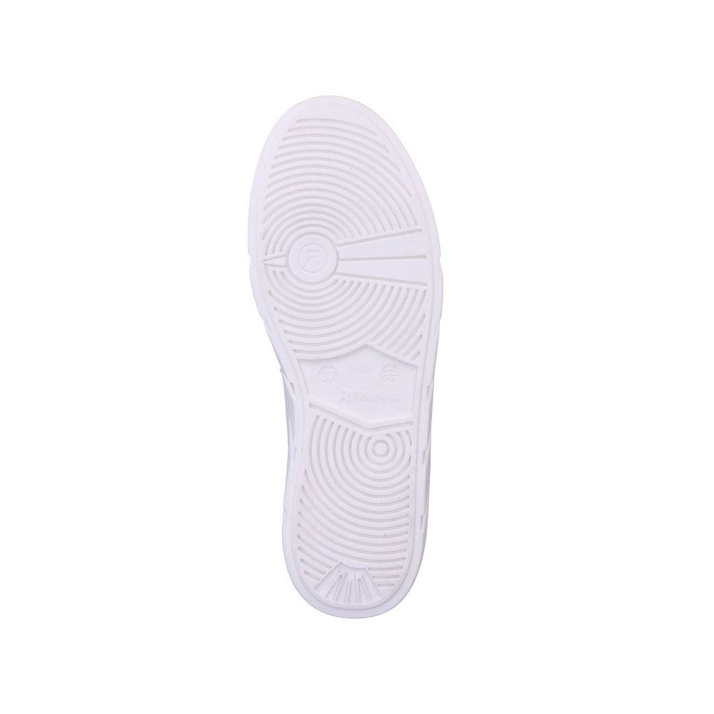 Rieker EVOLUTION Damen Sneaker Leder Plateau- Sohle Wechselfußbett weiß S13 W0500-80 