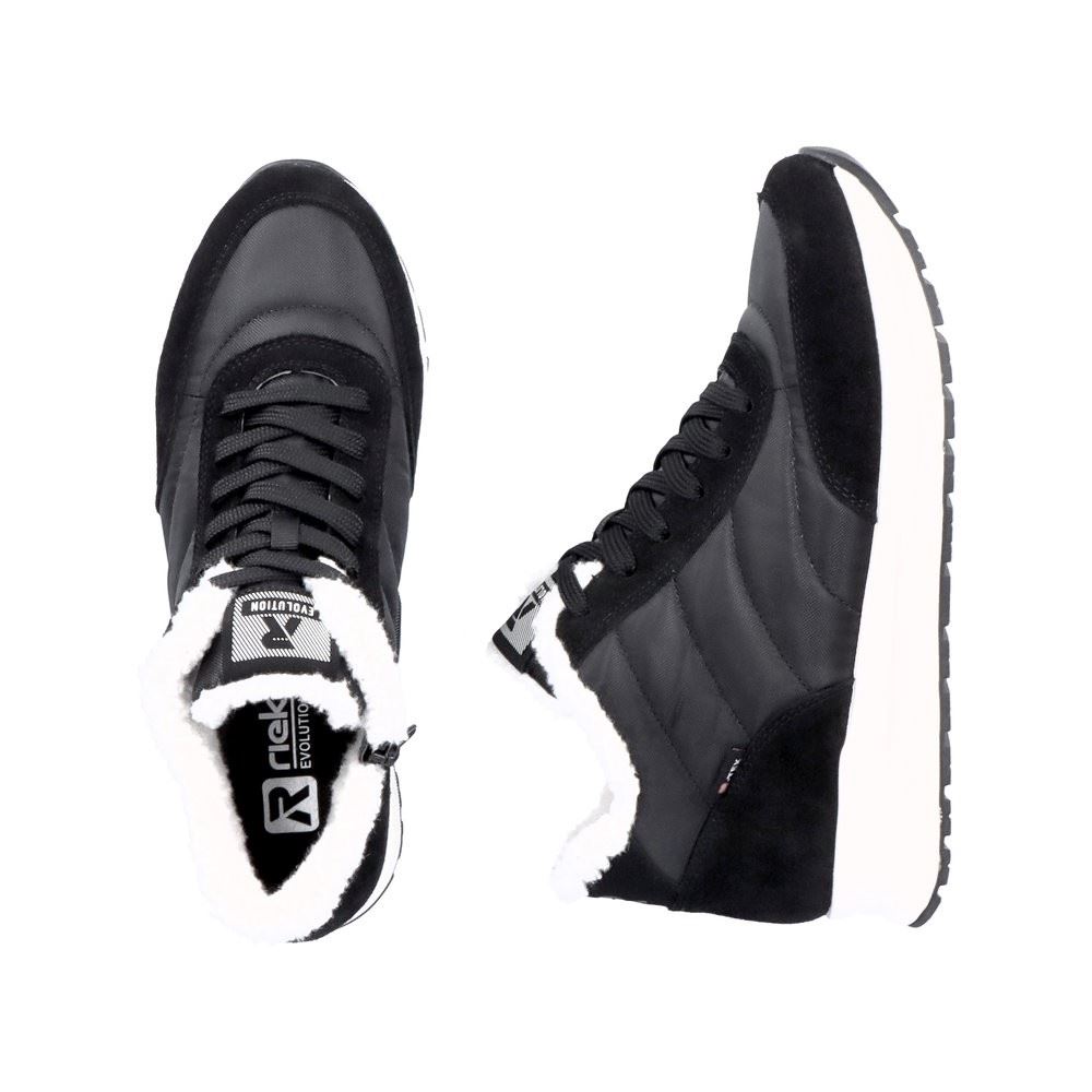 Rieker EVOLUTION Damen Schürschuh TEX- Membran Komfortweite schwarz S22 40861-00 