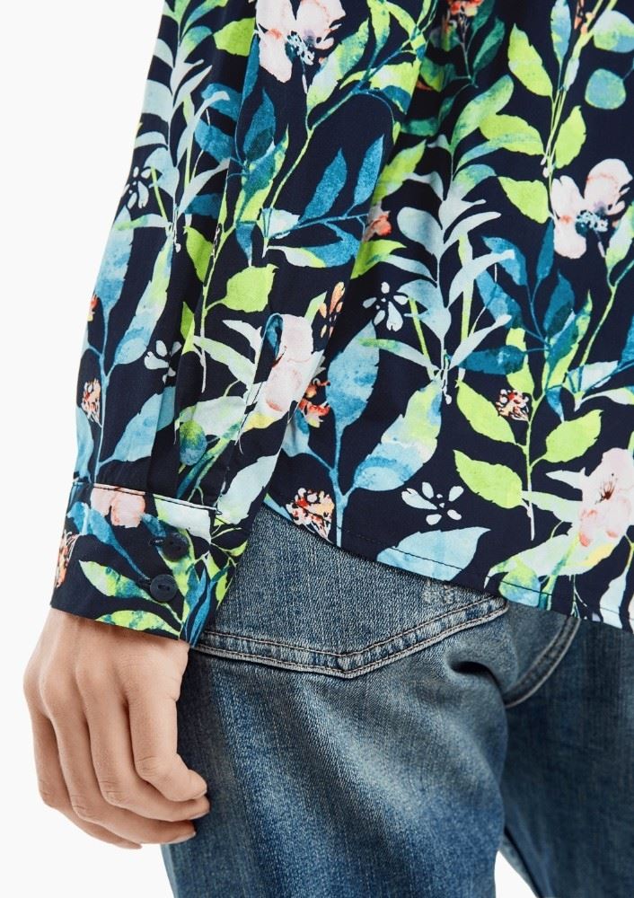s.Oliver Bluse Langarm Floral 04899116083 1277369 