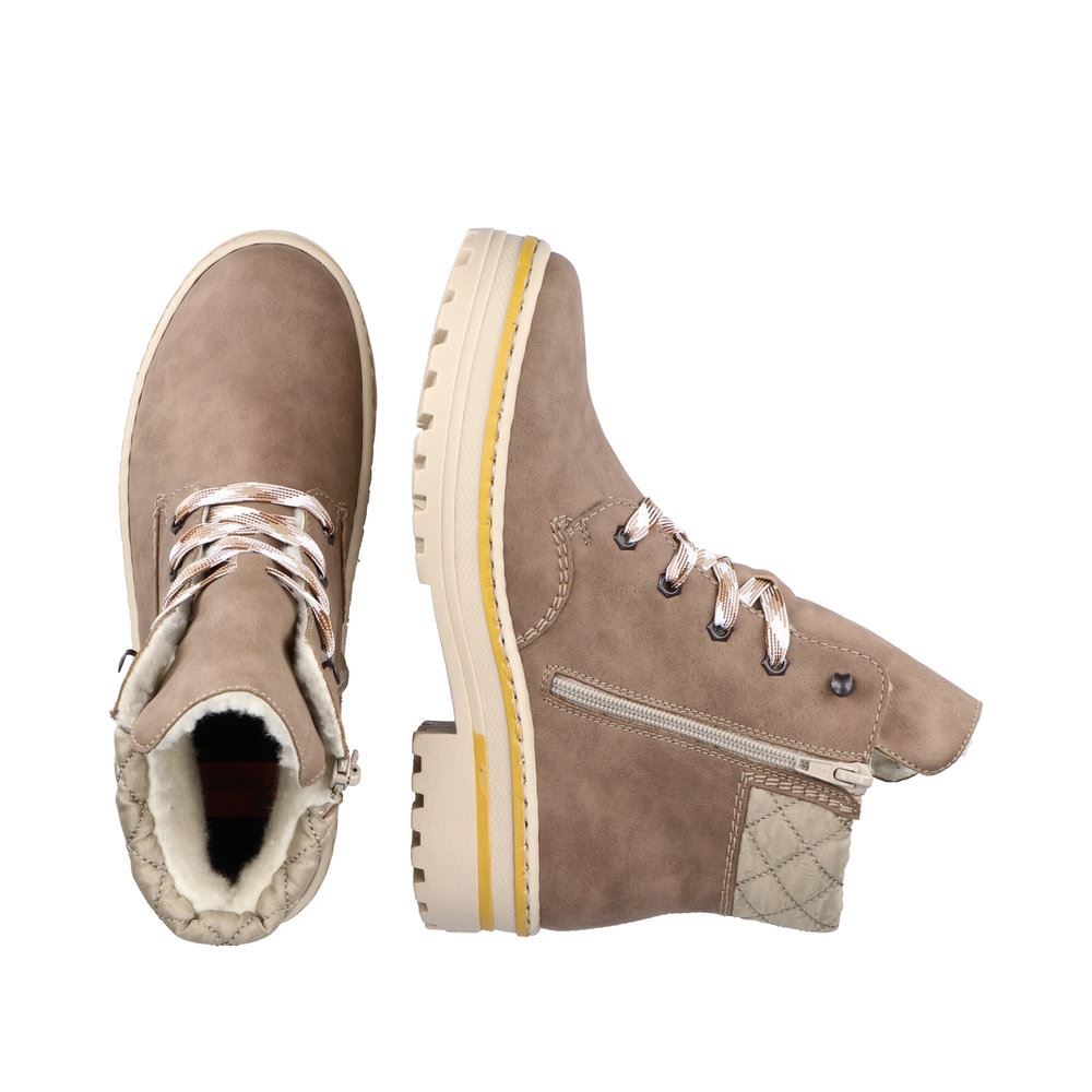 Rieker Antistress Schnürboot beige S21  Z8101-64 37 | fango/beige/mog | F