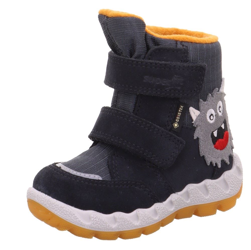 superfit ICEBIRD Winterstiefel warm wasserdicht GoreTex grau gelb monster 1-006012-2000 27 | grau/gelb | 