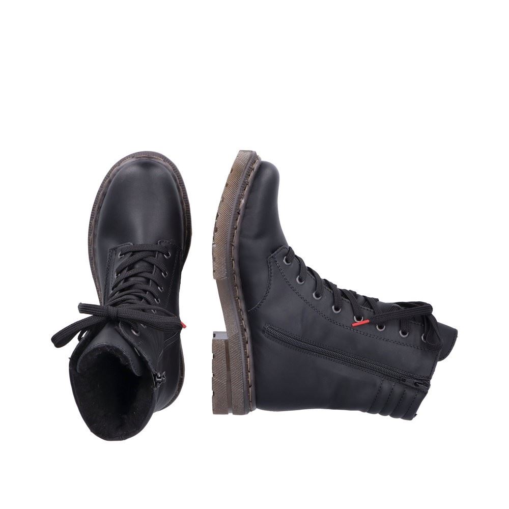 Rieker Antistress Damen Schnürboot Warmfutter schwarz S22 78203-00 37 | schwarz | F