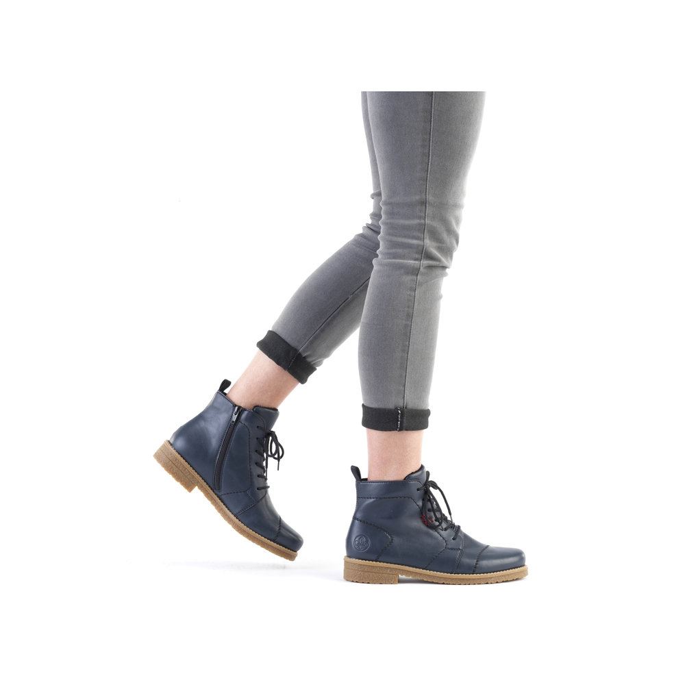 Rieker Antistress Schnürboots blau 73500-14 36 | ozean | F