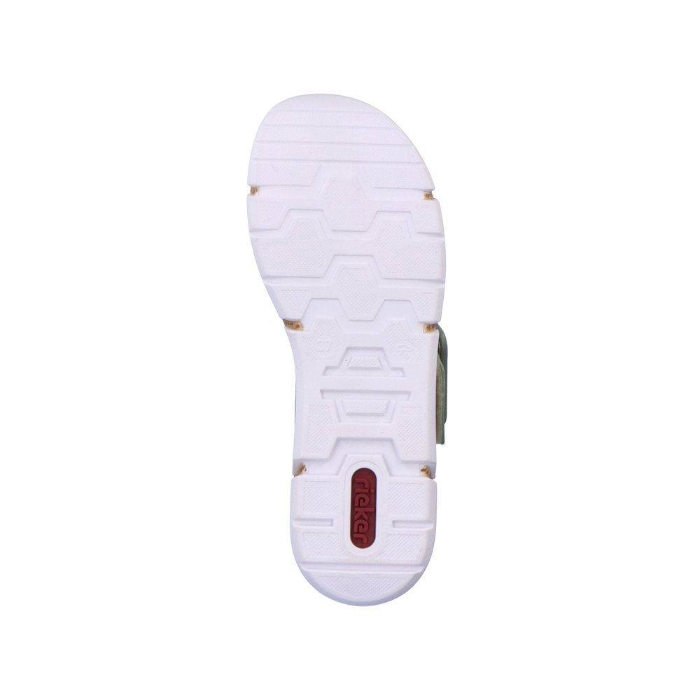 Rieker Damen Riemchensandalen mintgrün Keilabsatz S13  V2350-52 