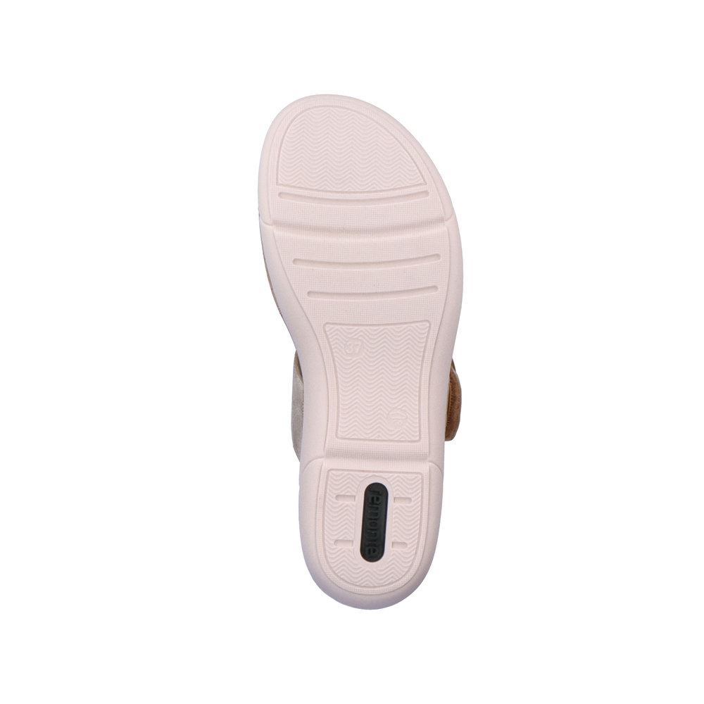 Remonte Damen Pantoletten champagner-beige S13  R6858-60 