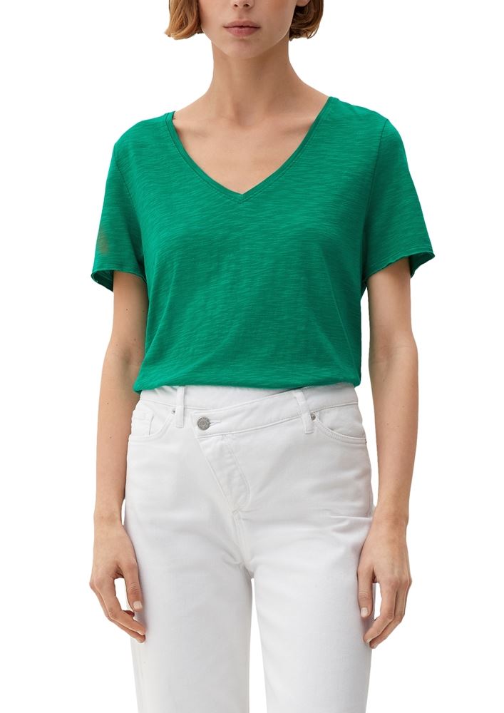 s.Oliver T-Shirt aus Viskosemix  weiss, blau, grün, pink, schwarz S13  2130696 