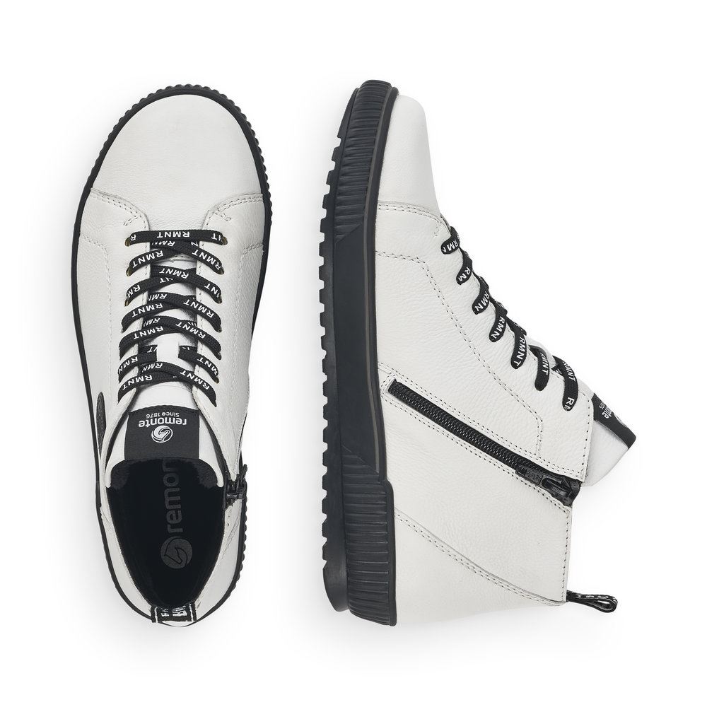 Remonte Schnürschuh Sneaker RemonteTEX-Membran  Leder weiß S21  D0771-80 