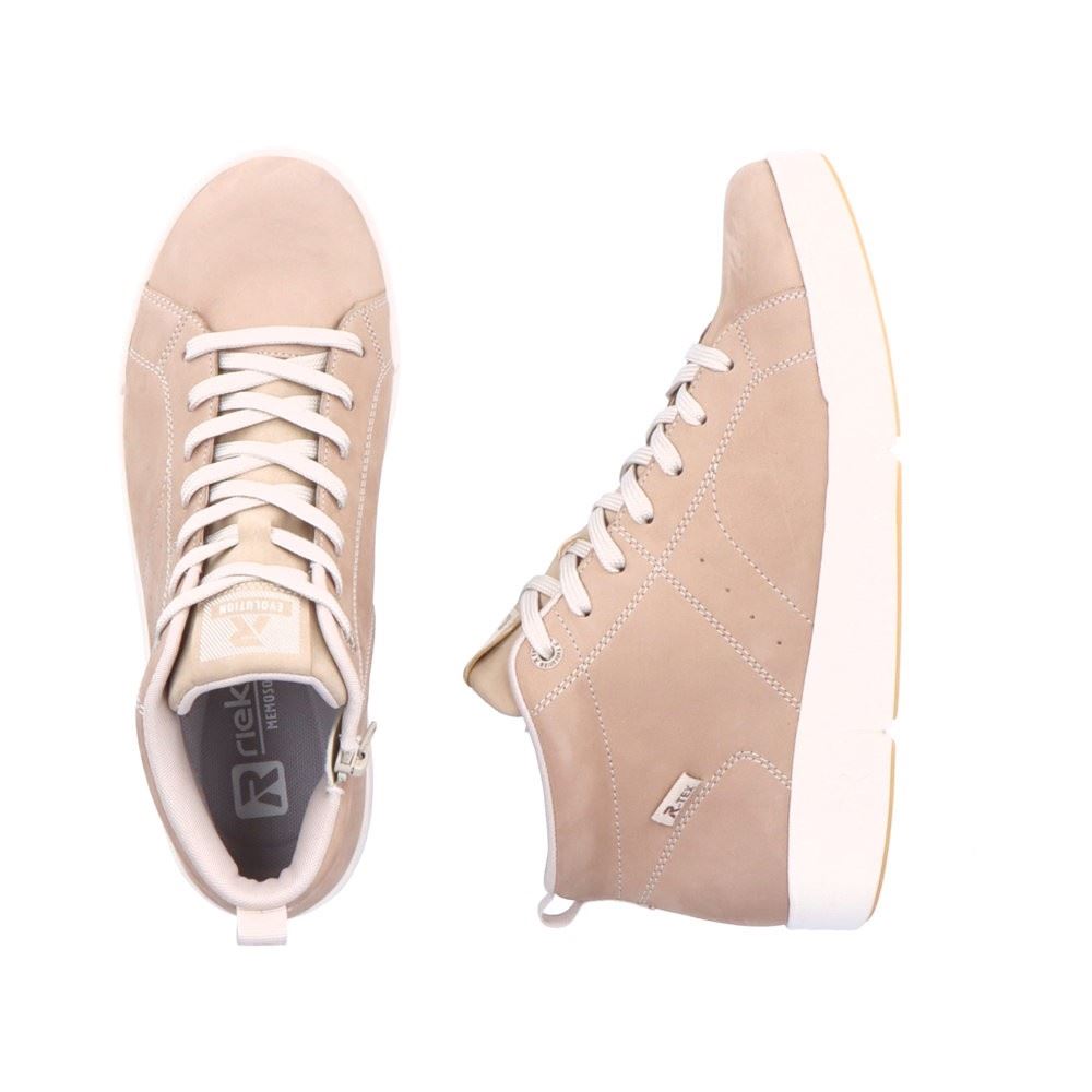 Rieker EVOLUTION Damen Sneaker High TEX-Membran beige S22 41907-20 