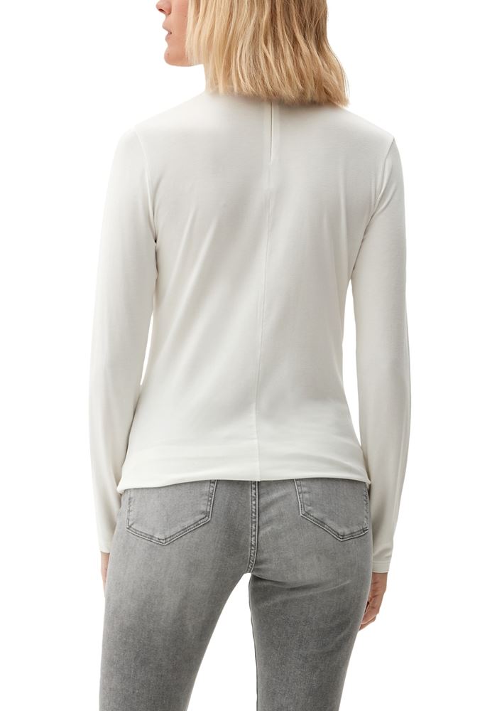 s.Oliver Langarmshirt aus Viskosestretch S22  2121823 36 | 7946 GREEN | 