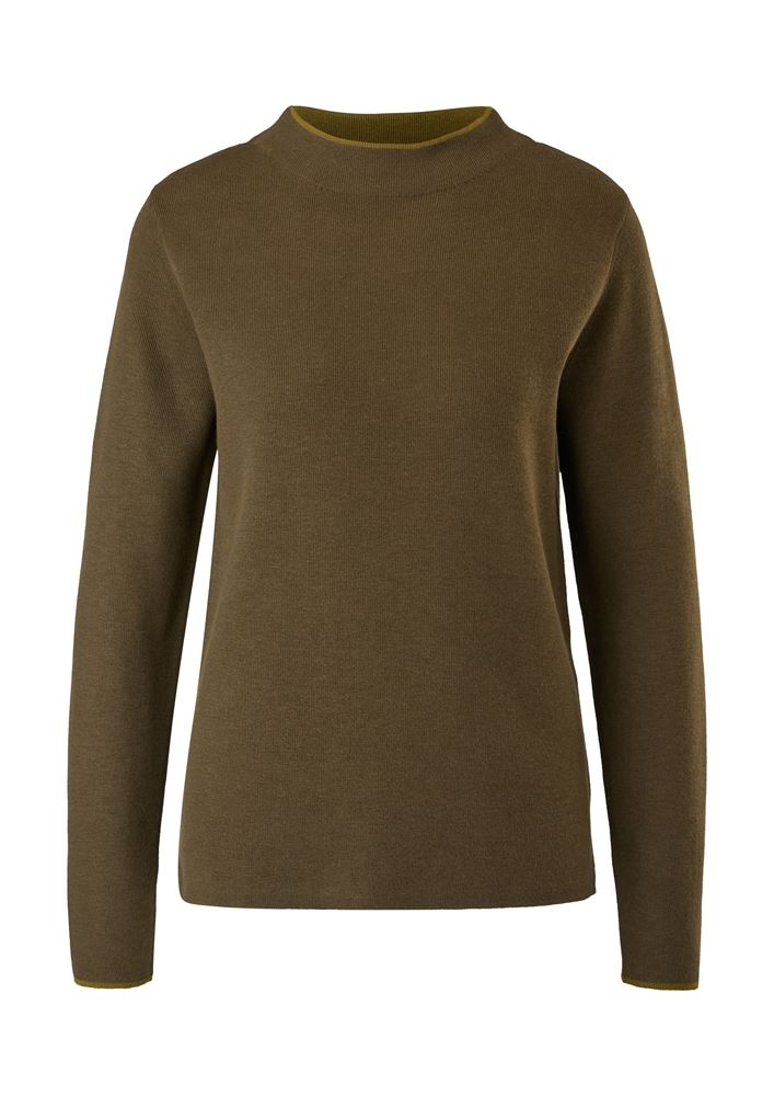 s.Oliver Pullover aus Viskosemix S22 2120681 32 | 9999 GREY/BLACK | 