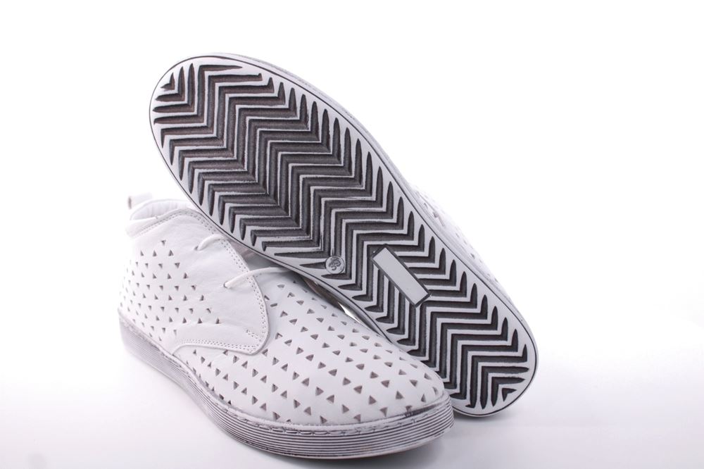 Andrea Conti Sneaker High Leder durchbrochen weiß S12 0349655001 40 | weiss | 