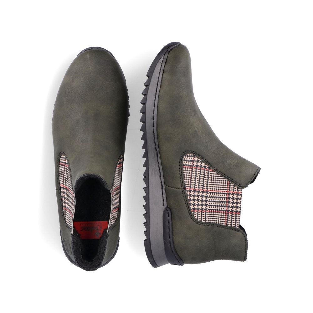 Rieker Antistress Chelsea-Boot Stiefelette grün M3691-54 