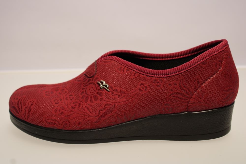 Fly Flot Hausschuh rot 863907 36 | bordo | 