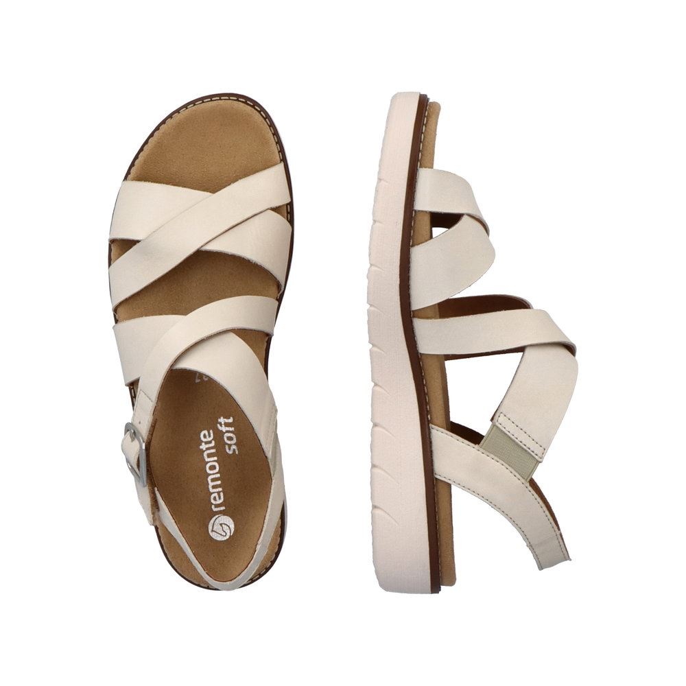 Remonte Damen Riemchensandalen hellbeige S13  D2060-60 