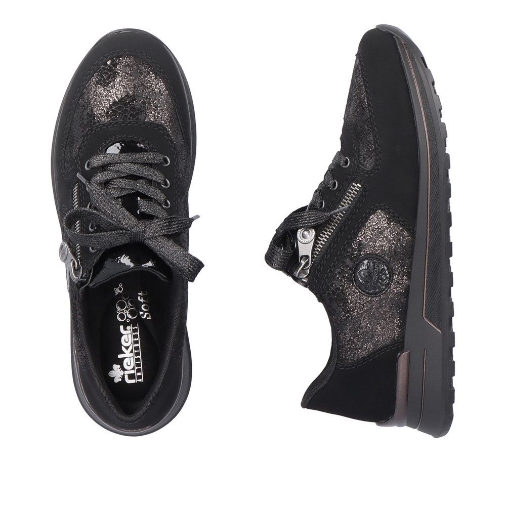 Rieker Damen Sneaker by Rieker nachtschwarz S23  N1411-90 
