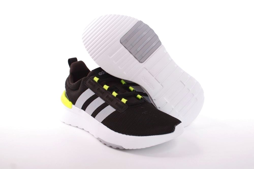 adidas Racer TR21 K Kinder Sneaker Schnürung CLOUDFOAM CBLACK/ HALSIL/ S  schwarz S12  GV7831 38,5 | CBLACK/HALSIL/S | 