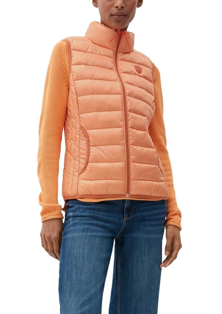 QS designed by Outdoor- Weste  weiß, orange, orange, lila, grün, schwarz S13 2123928 XXL | 2130 ORANGE | 
